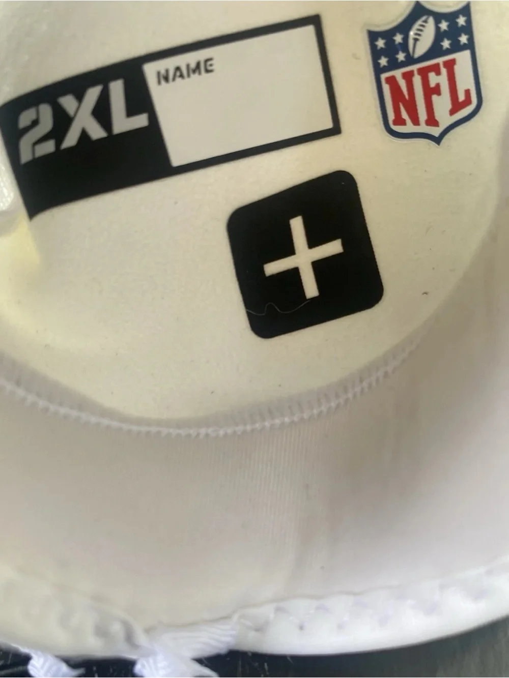 Nike Air Jordan Superbad White/Black NFL P.E Football Gloves Magnigrip Size XXL